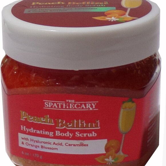 The Spathecary Peach Bellini Hydrating Body Scrub 6oz/170g (Set of 2) - Picture 3 of 3